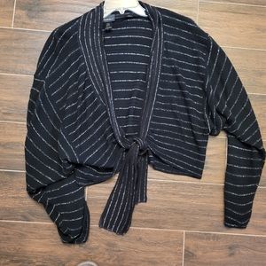 Striped shrug